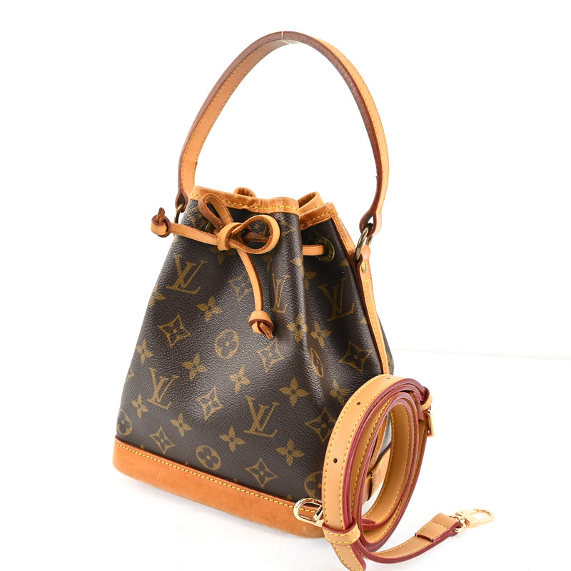 LOUIS VUITTON Monogram Mini Noe Hand Bag M42227 LV Auth A4158GS804
