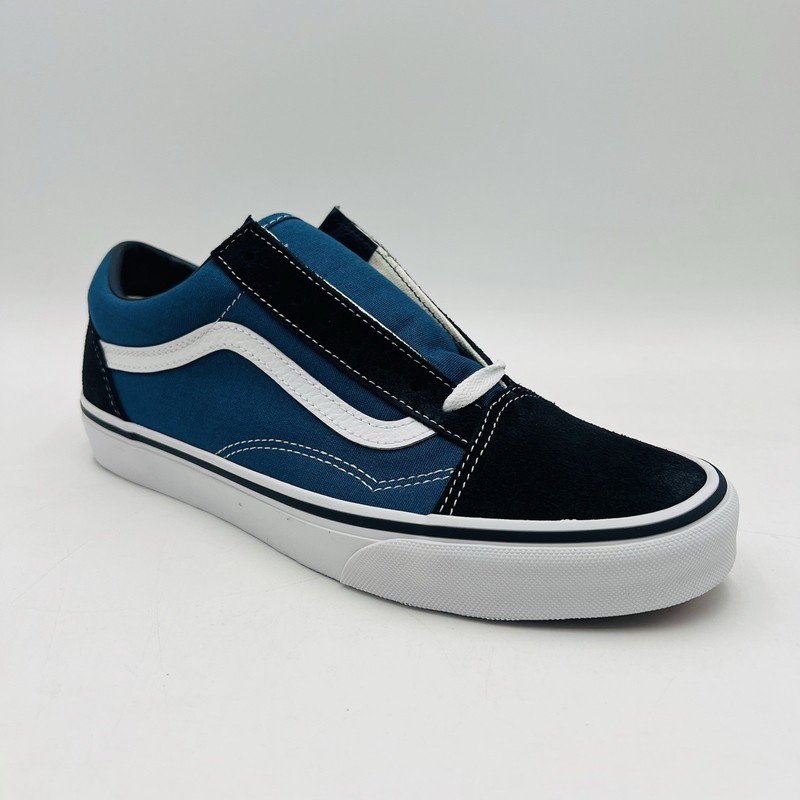 Vans Old Skool Navy Blue White VN000D3HNVY Men Size 8 NEW Sneakers