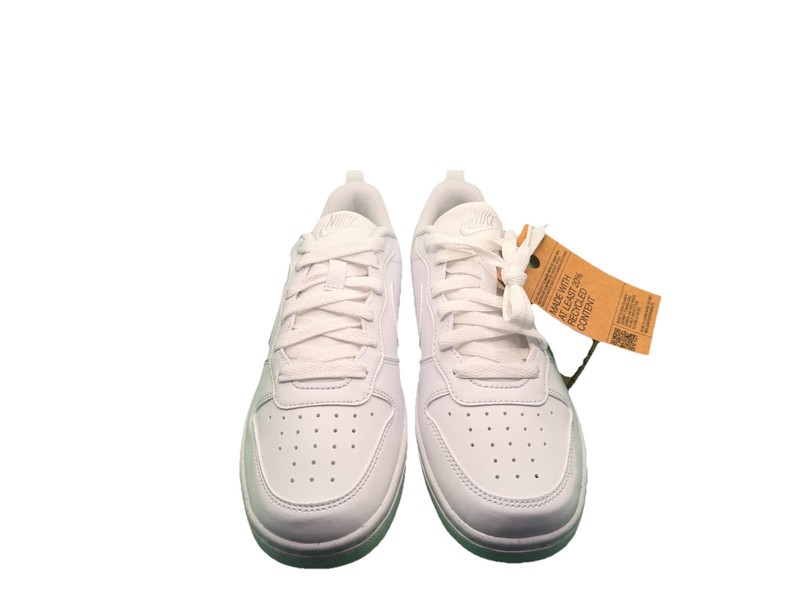 Nike Court Borough Low Recraft Sneakers Triple White Size U.S. 5.5Y, W7, EU 38 gallery