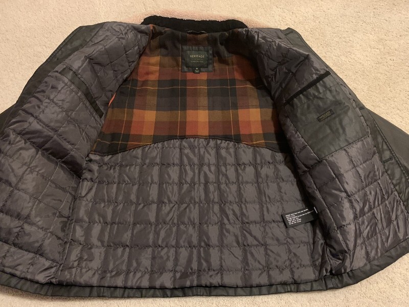 London Fog Heritage Black Field Coat Sherpa Collar - Black Mens M Medium New NWT gallery