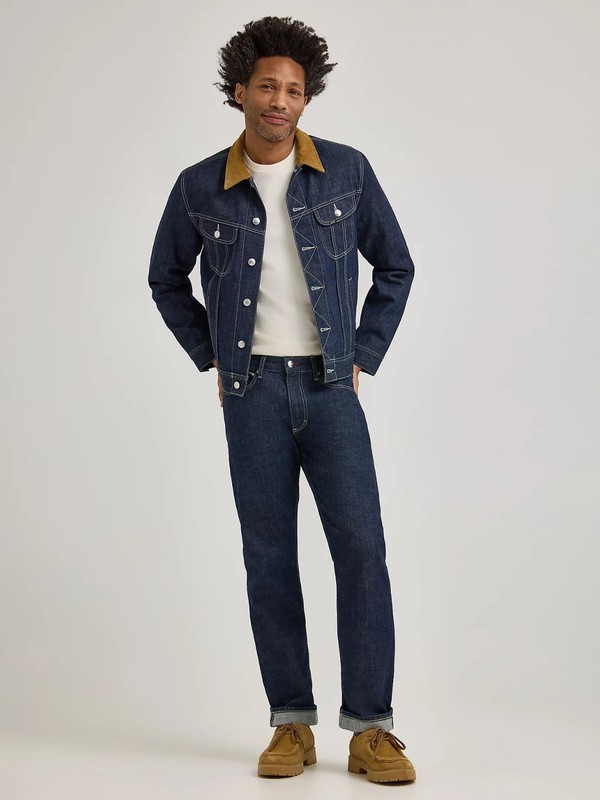 Lee x Paul Smith 101 Rider Men’s Selvedge Denim Jeans in Rinse RARE NEW 33x34 gallery