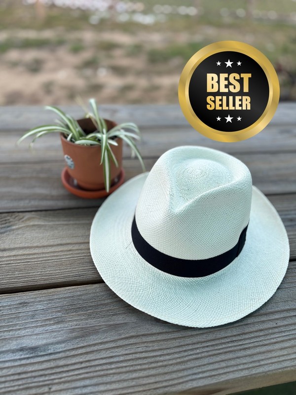 Classic Fedora |Genuine Panama hat| 100% Toquilla Straw | Handwovwn in Ecuador