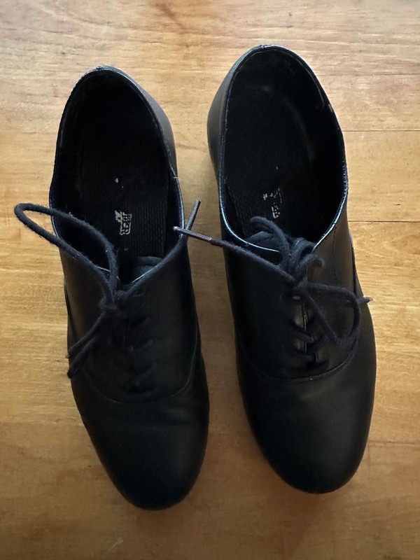 Organmaster Black Leather Mens Lace-Up Oxford Shoes Size 8M gallery