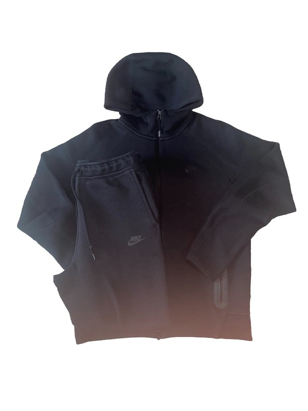 Nike Tech Fleece Tracksuit Black Meduim – FB7921-010 FB8802-010 – 2023