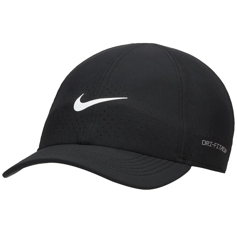 Nike Dri-FIT ADV Club Cap Unstructured tennis Hat Black Size M/L FB5598-010