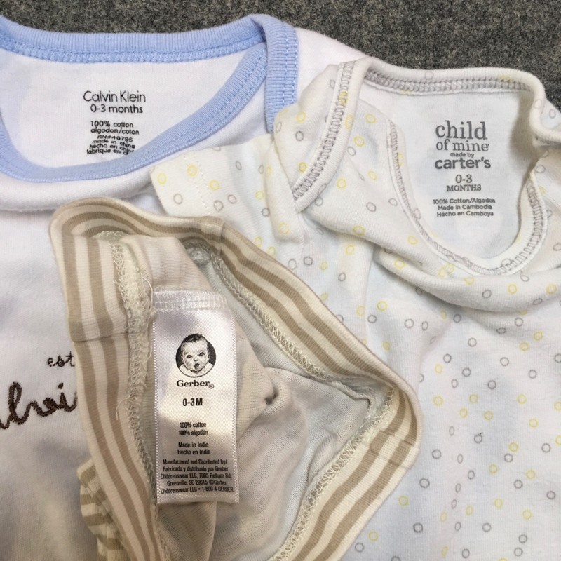 Baby Boy NB 0-3M Months Clothing Lot 15x Pieces Bulk Summer Colorful Casual gallery