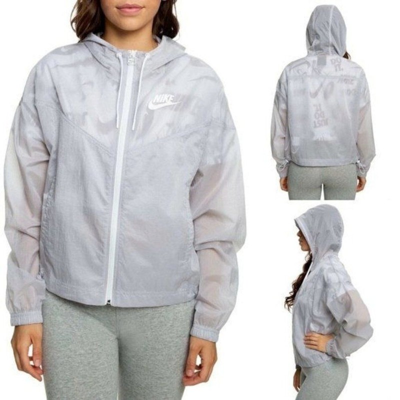 Nike Sportswear Windrunner Jacket Grey White XXL