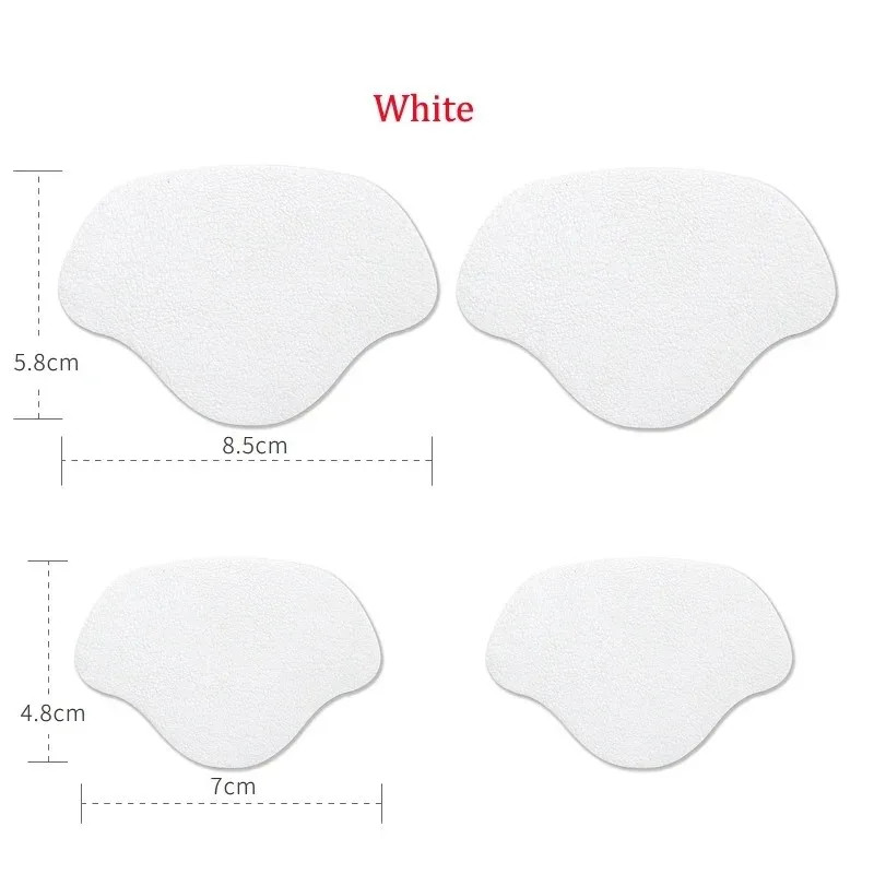 4Pcs Sneaker Heel Repair Pad Adjustable Size Wear-resistant Footbed Invisible