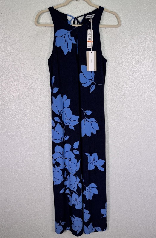 Tommy Bahama Dress Womens Small Floral Tropical Jasmina Pacific Maxi Resort NEW