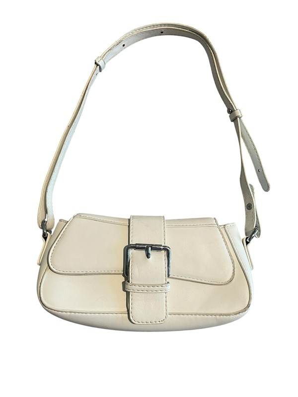 8 Other Reasons By REVOLVE Shoulder Bag White Magnetic Close Faux Leather 9×5 in