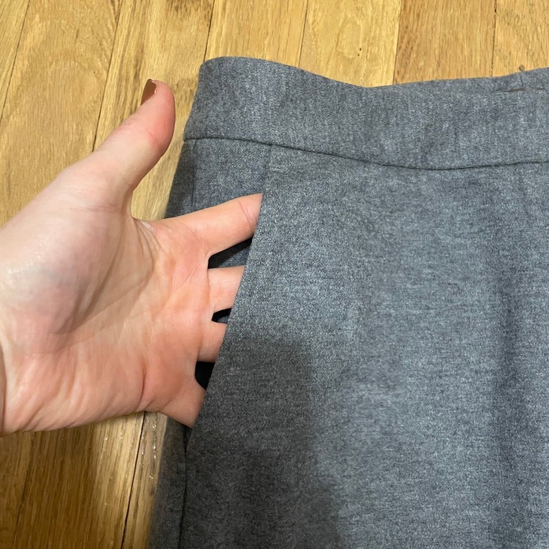 J.McLaughlin Chervil Pant Women's 12 Gray Wool Blend Classic Career Trousers NWT gallery