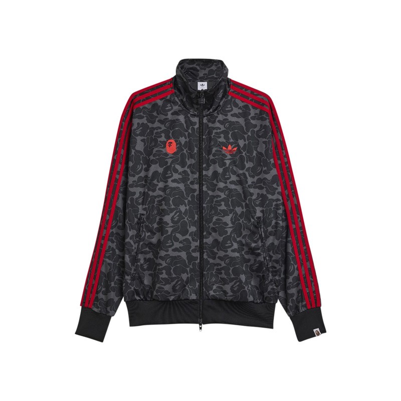 Adidas Originals x Bape FB TT (Black) Track Top AOP Men’s Jacket JN7117