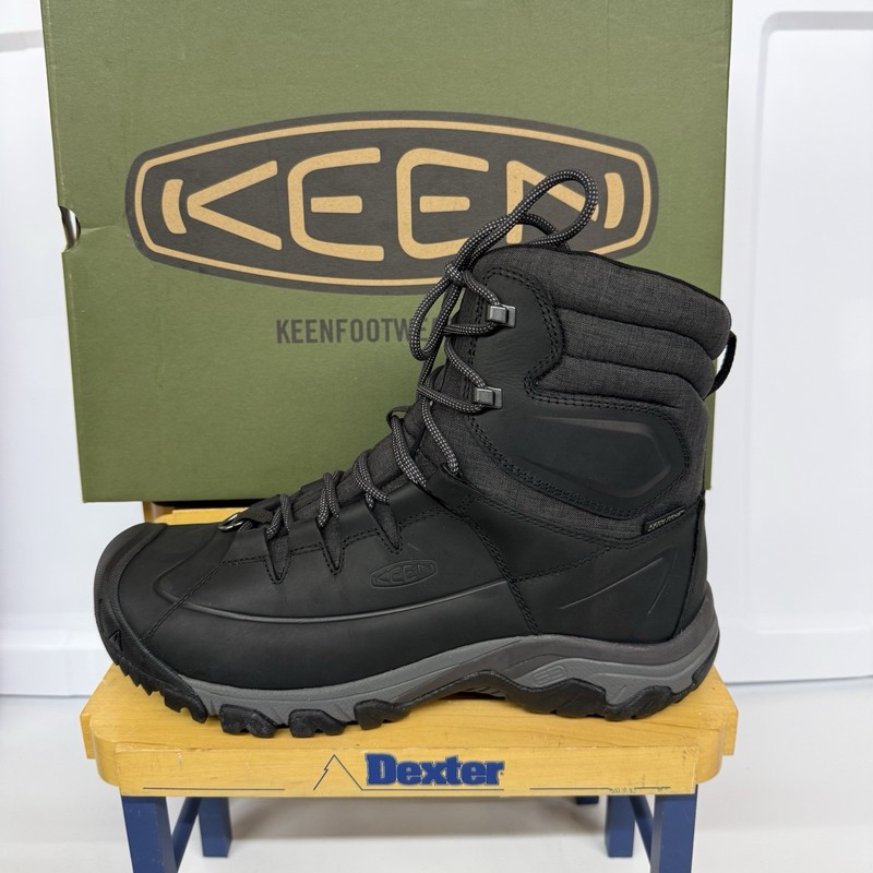 KEEN TARGHEE LACE BOOT HIGH POLAR MEN'S Size 10 Regular Fit Black/Raven gallery