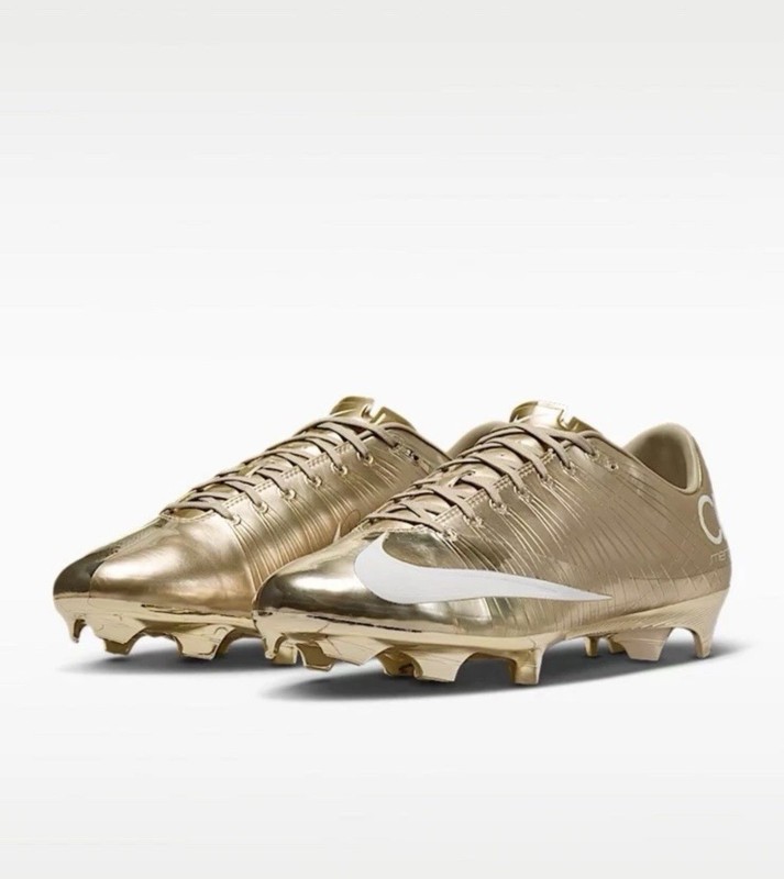 Nike Mercurial Superfly 1 RGN FG SE CR7 Metallic Gold IQ2995-900 – Sizes 8 – 10