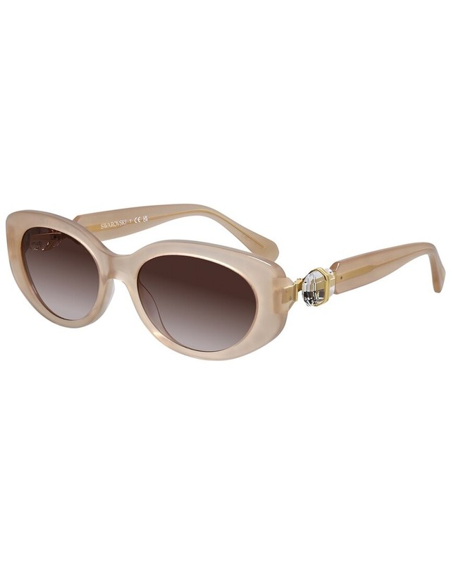 Swarovski Women’s Sk6002 53Mm Sunglasses Women’s Beige