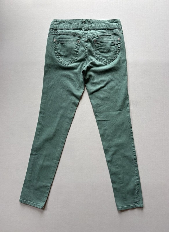 Rewind Skinny Jeans Juniors 3 Mint Green Low Rise gallery