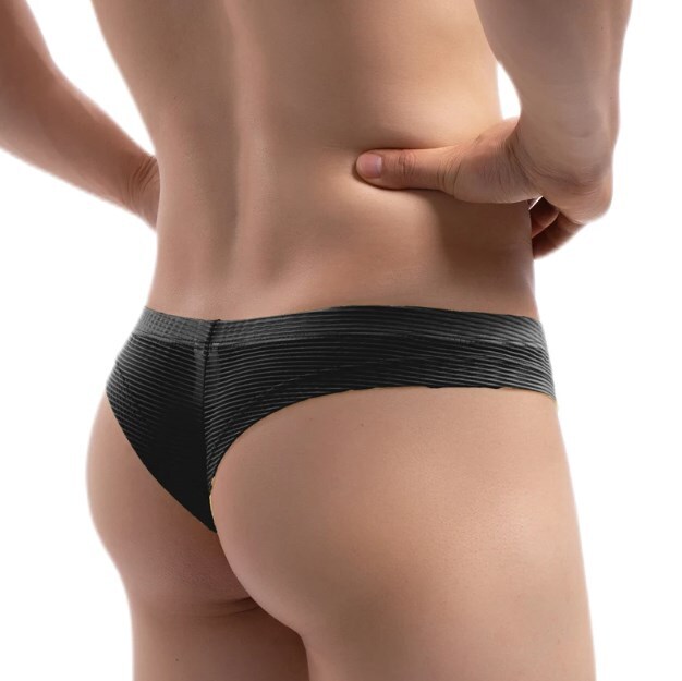 Men's Sexy Underwear See Through G Strings Thong Briefs Pouch Underpants T-back gallery
