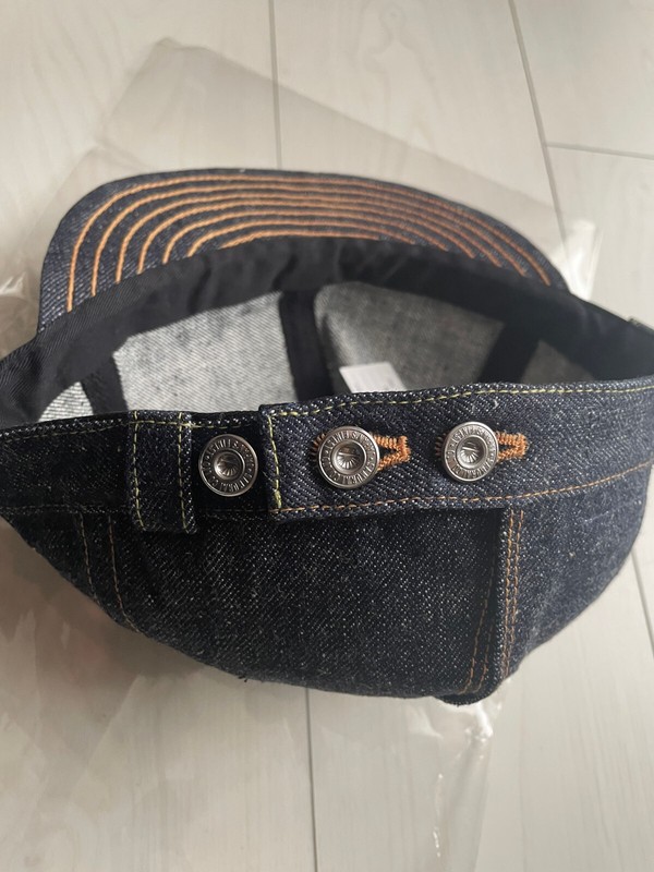SAMURAI JEANS 15OZ Denim Work Cap Indigo OTOKOGI Free model S0510XXII Hat gallery
