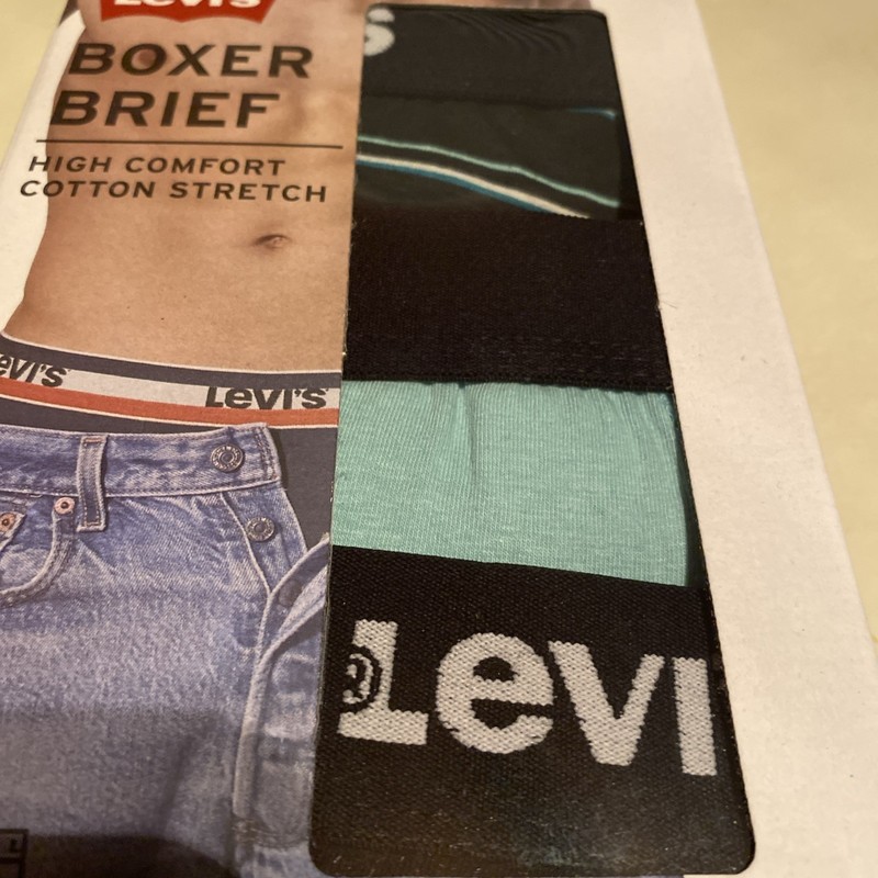 Levi's Men's 3 Pack Boxer Briefs Comfort Cotton Assorted Colors Choose Size gallery