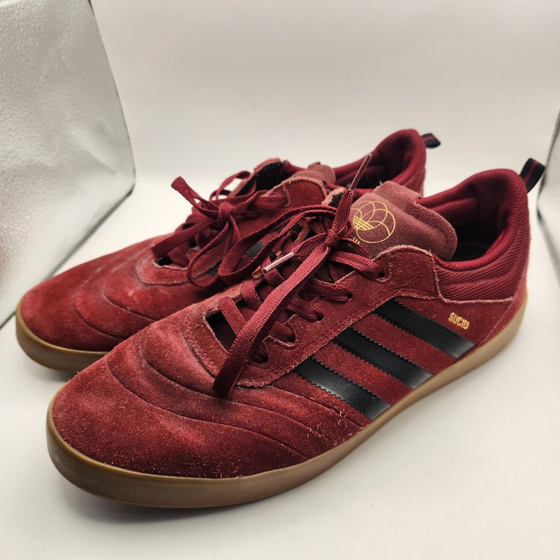 Adidas Mark Suciu ADV Burgundy Black Size US 10.5 UK 10 BB8754
