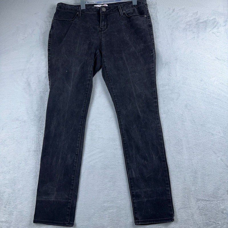 No Boundaries Womens Juniors Classic Skinny Jeans Denim NJ35B720K Black Size 15
