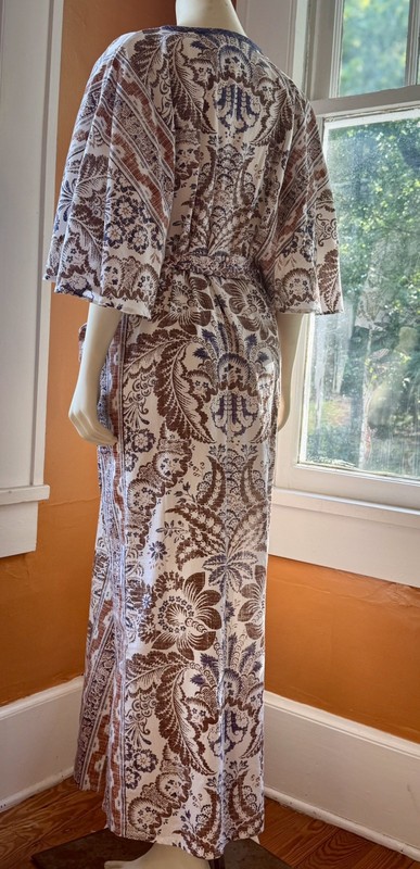 Villa D' Ascoli x The Company Store Printed Caftan Sz Small Boho Resort Coastal gallery