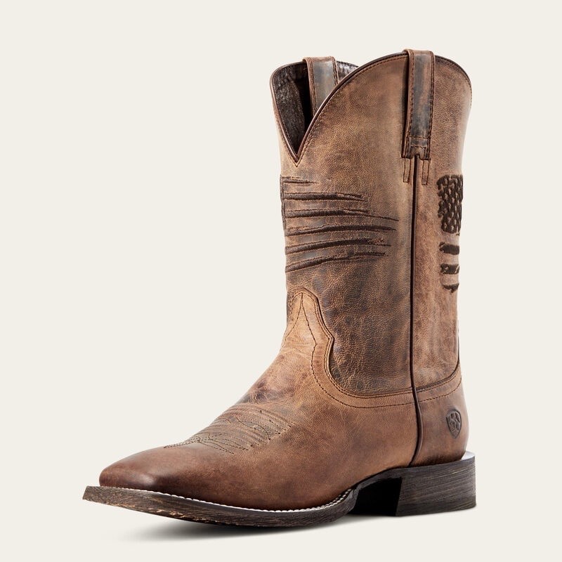 ARIAT Men’s Circuit Patriot Western Cowboy Boot New In Box 10029699 sz 8 EE WIDE