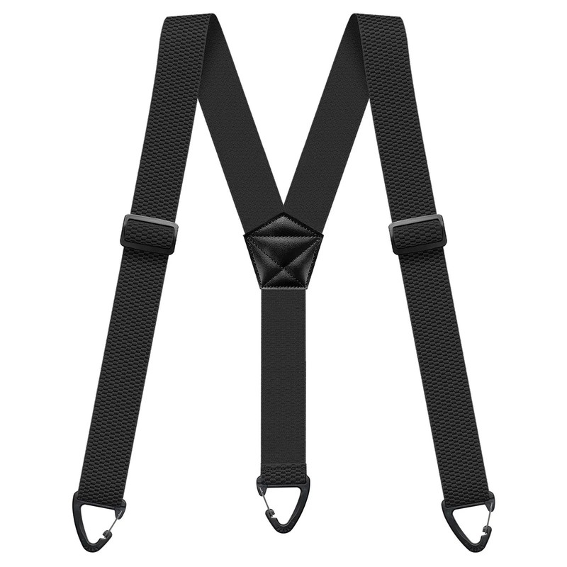 Suspenders for Men Heavy Duty, X Shape Back Hidden Suspender 1.5″ Under Clothing