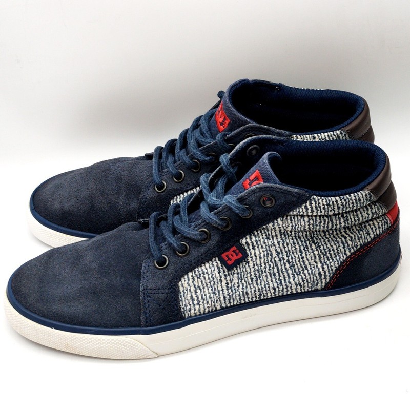 DC Shoe Council Mid Se Ankle High Canvas Sneaker Size 7 Rare