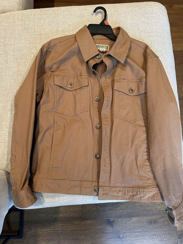 Duluth Trading Co. Men’s Fire Hose Trucker Jacket Brown L