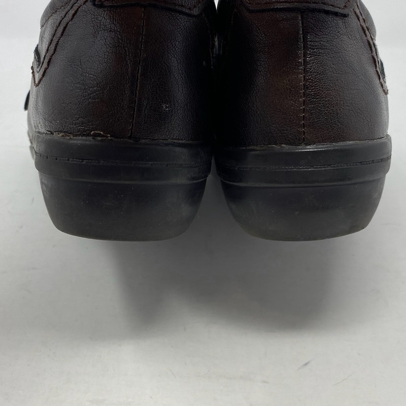 Earth Spirit Loafers Womens 9.5 Brown Faux Leather Comfort Slip On Gel Cushioned gallery