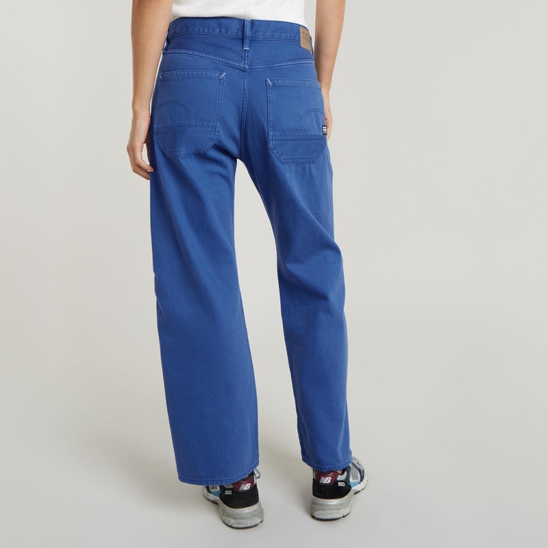 RAW Women's Jeans Bowey 3D Boyfriend Patch Ankle Wmn, Blue Faded Blue Papillo... gallery