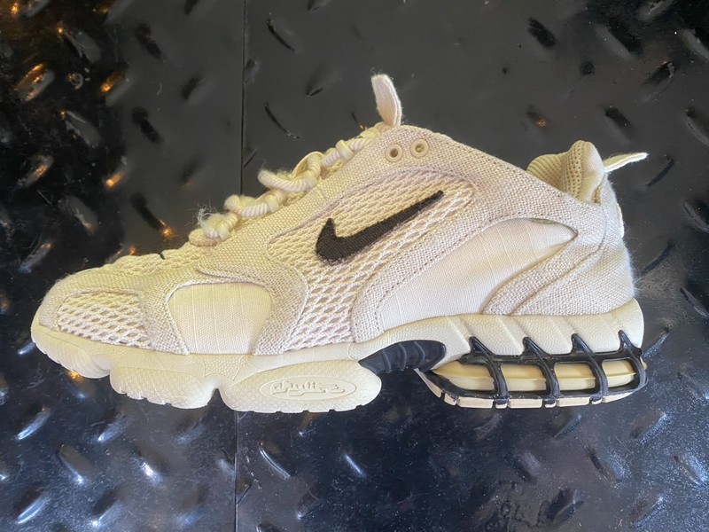 Size 9 - Stussy x Nike Air Zoom Spiridon Caged 2 Fossil gallery