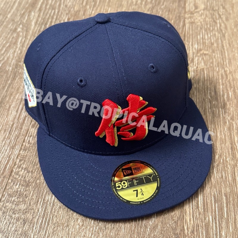 New Era 59FIFTY World Baseball Classic SAMURAI JAPAN Navy Fitted Cap Size 7 3/4