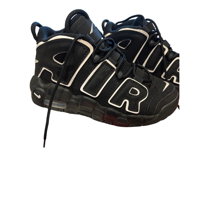 Nike Air More Uptempo Black/White Youth Size 6 (GS) Sneakers gallery