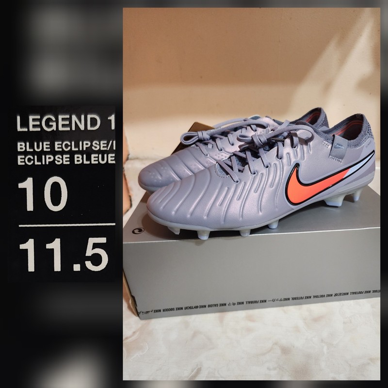 Men’s Size 10 Nike Legend 10 Elite FG DV4328-402 Blue Reflective Eclipse Black🔥