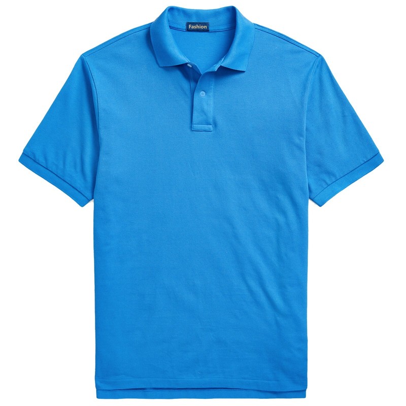 Men's Causal Cotton Polo Shirt Jersey Short Sleeve Sport Causal Golf T Shirt gallery