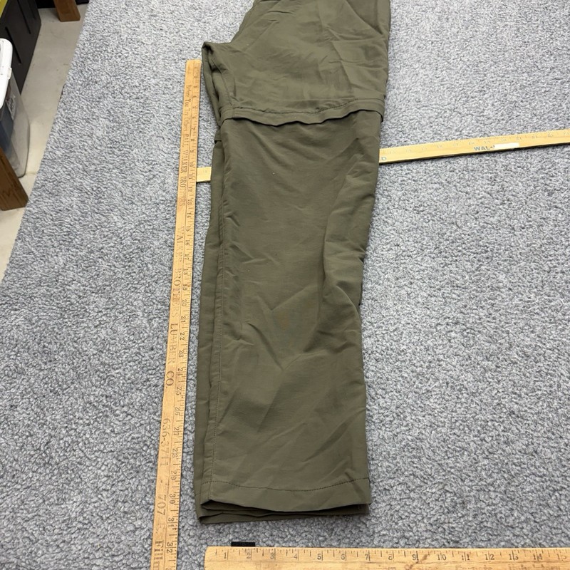 North Face Paramount Convertible Pants Mens 36x32 Belted Hiking Nylon ankle Zip gallery