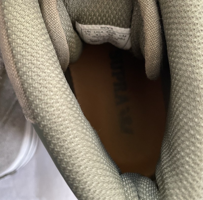 SUPRA Vaider HIGH-TOP Skate SNEAKERS Shoes Olive SUEDE and Canvas Size 8 1/2 EUC gallery