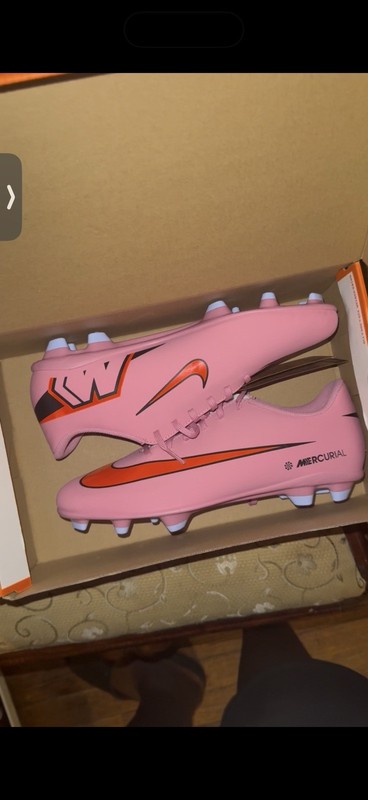 Nike Mercurial Vapor 16 Club FG/MG Soccer Cleats Pink/Orange Lace Up NIB