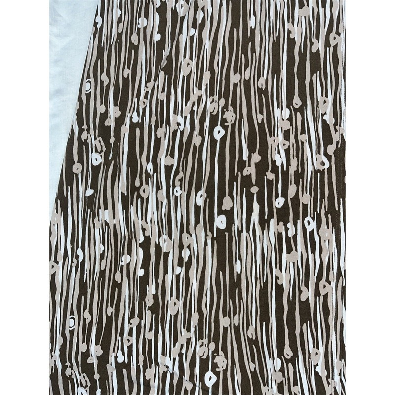 BCBG Paris Wrap Dress Womens XS Sleeveless Brown Classy Forest Fairy gallery