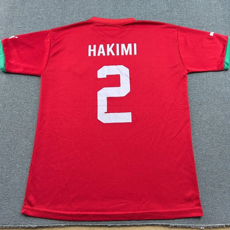 Morocco 2022 2023 Home Hakimi Football Jersey Mens P2XL CH Puma XXL World Cup