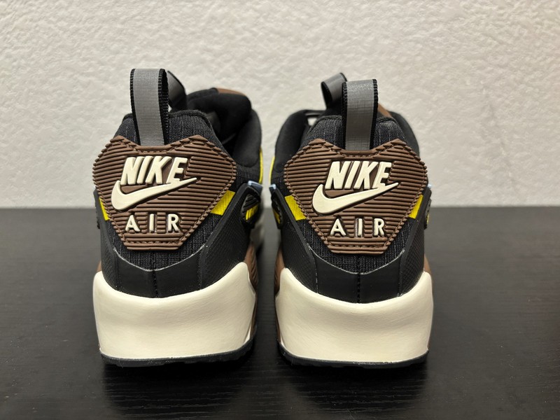 Nike Air Max 90 Drift SAMPLE Brown Eclectic Light Blue Yellow FB2877-101 sz 9 gallery