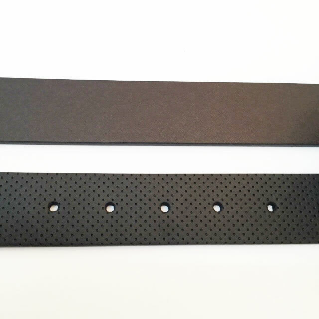 NIKE MENS PERFORATED TEXTURE REVERSIBLE BELT BLACK/BROWN SZ:M (FIT W34-36) 19890 gallery