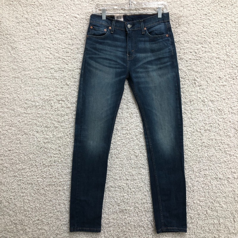 NEW Levis 510 Jeans 29×32 Mens Blue Denim Skinny Slim Stretch Medium Wash Casual