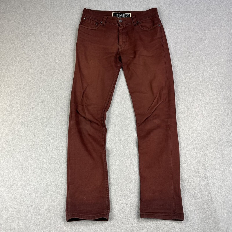 Levi’s 510 Super Skinny Jeans Men’s 32×31 Brown Indie Sleaze Grunge Skater