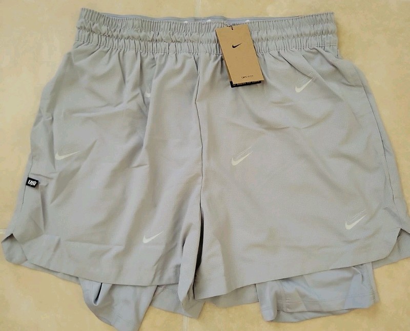 Nike KD DNA 2-in-1 4″ Basketball Shorts Men’s L $75 NWT HJ4215-012 Durant Gray