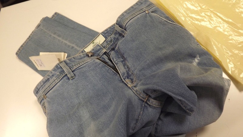 BORRELLI JEANS NAPLES ANTIQUE TAILORING 33-47 86 CM ROUND. LOGO 308.00 CART. BR-1 gallery