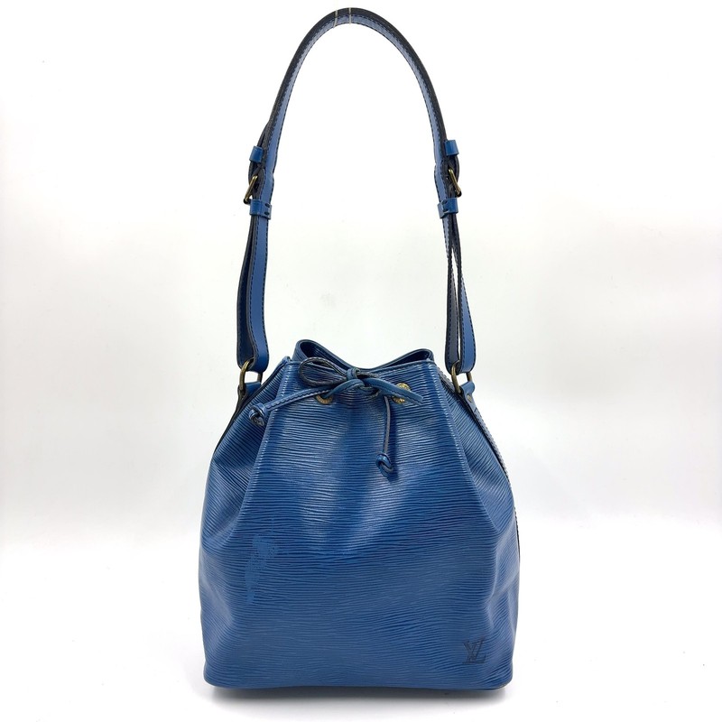 LOUIS VUITTON Peti Noe Epi toledo blue Shoulder bag blue Leather M44105