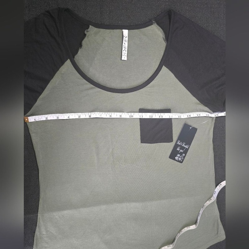 RNB Olive and Black Short Sleeve Tee gallery